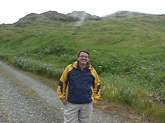 21 July 2002 Randy at Finger Bay creek